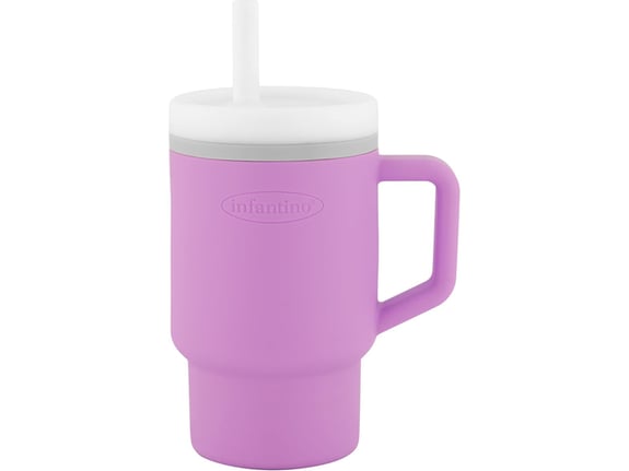 Infantino Dečija silikonska čaša lila 308027