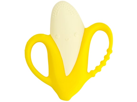 Infantino Bebi silikonska glodalica banana 316745