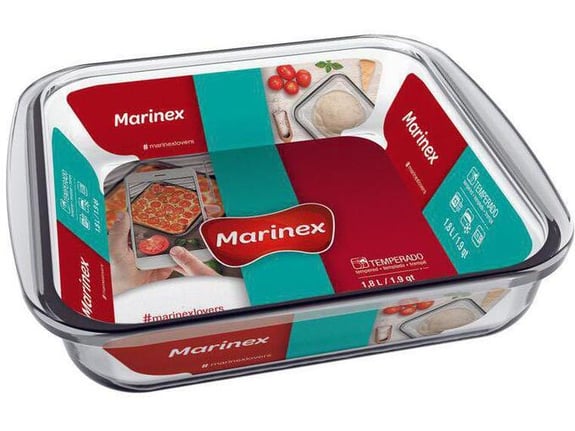 Marinex Vatrostalna posuda 1.8l četvrtasta Classica
