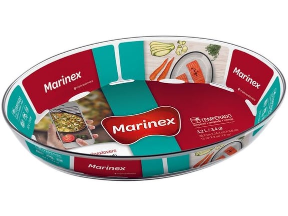 Marinex Vatrostalna posuda 3.2l ovalna Classica