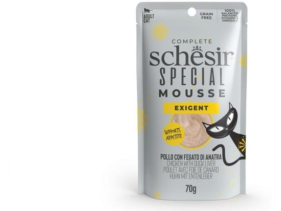 Schesir Mousse Special Exigent Pile/Pačeća jetra/Jaja 70g