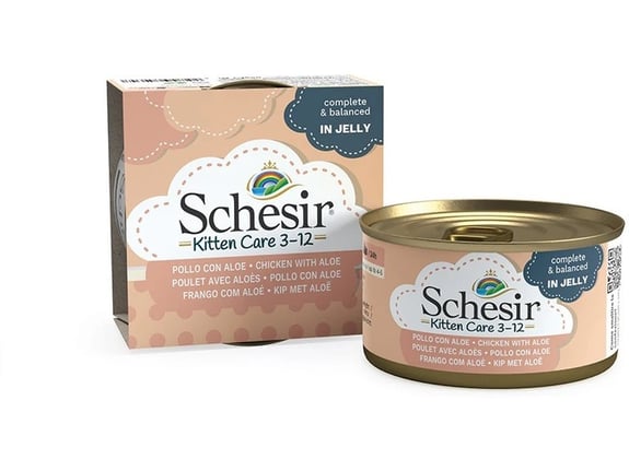 Schesir Kitten Piletina&Aloa konzerva 85g