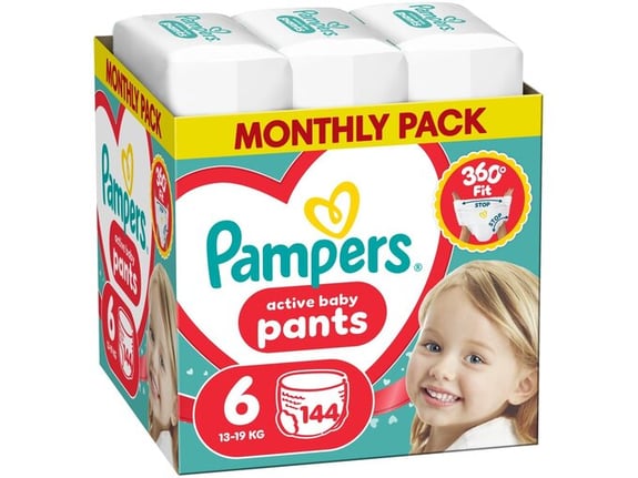 Pampers Pelene Pants MSB 6 144 kom