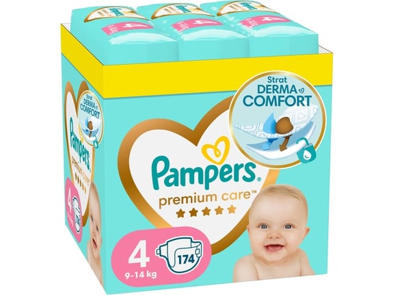 Pampers Premium Care Pelene mesečno pakovanje S4 - 174