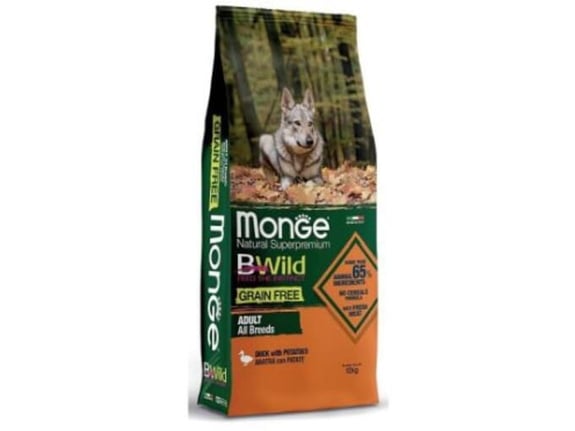 Monge Bwild All Breed Grain Free Pačetina I Krompir 12kg