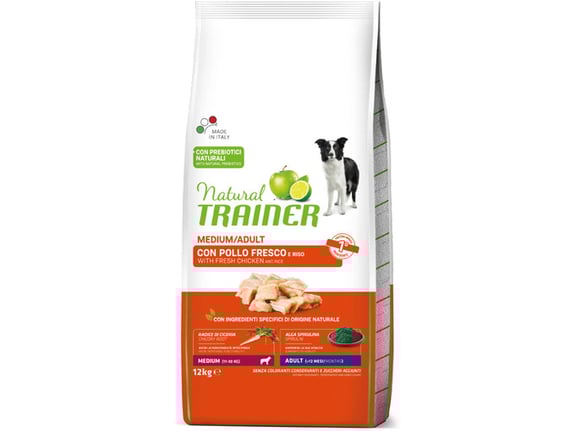 Trainer Natural Medium Adult Pollo Fresco 12kg