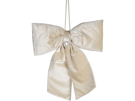 Novogodišnja dekor mašna 25X32cm poliester