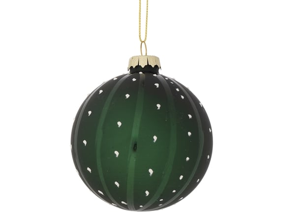 Staklena kugla sa tačkicama 12cm