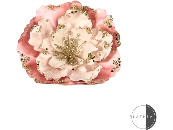 Dekor cvet na štipaljci 14cm