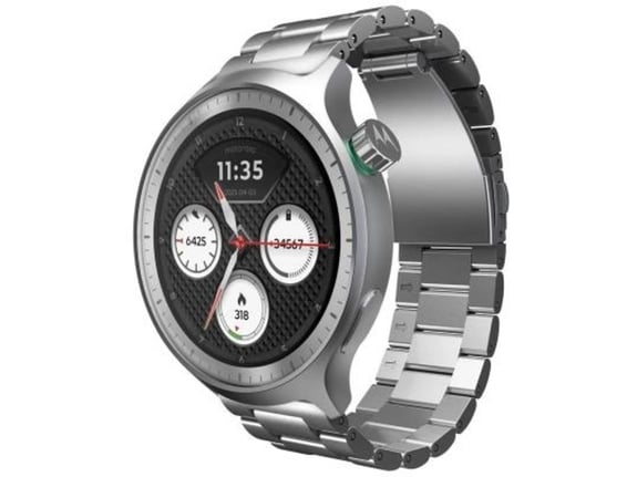 Motorola Pametni sat Moto Watch Matte Silver + Pantone Herbal Garden band