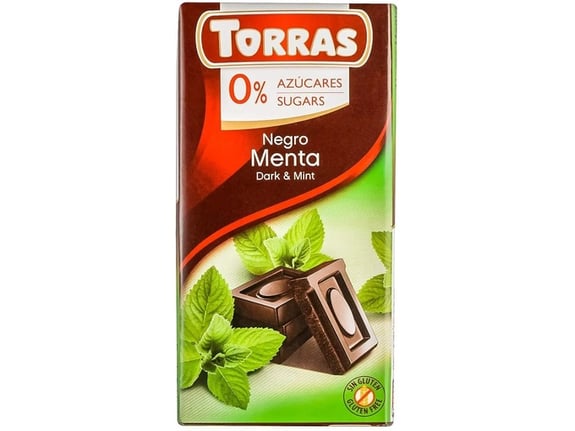 Torras Čokolada crna menta 75g