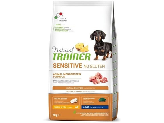 Trainer Natural Mini Sensitive No Gluten Pork 7kg