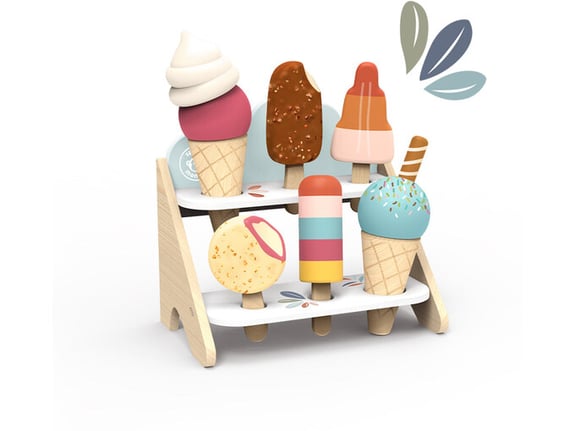 Speedy Monkey Drveni sladoled set