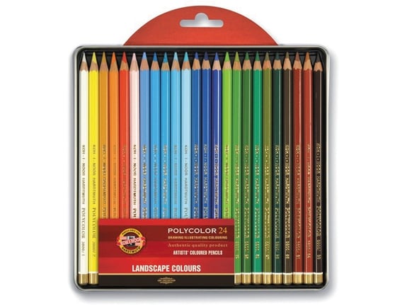 Koh-i-Noor Umetnička drvena boja 1/24 polycolor landscape 3824