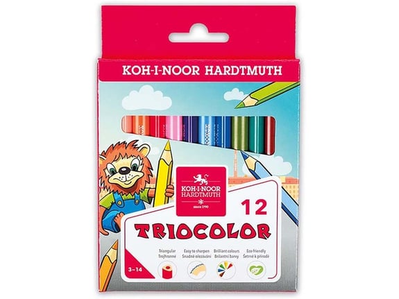 Koh-i-Noor Drvena boja 1/12 Lion magnum triocolor 2216