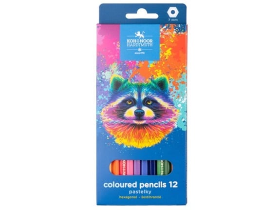 Koh-i-Noor Drvene boje Racoon 1/12 3552