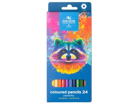 Koh-i-Noor Drvene boje Racoon 1/24 3554