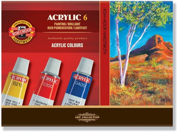 Koh-i-Noor Akrilna boja set 1/6