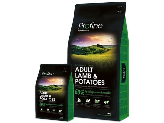 Pro Fine Adult Lamb Potatoes 15kg