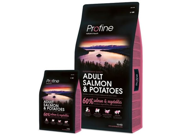 Pro Fine Adult Salmon Potatoes 15kg