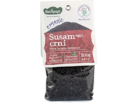 Bio Špajz Susam crni BIO 200gr