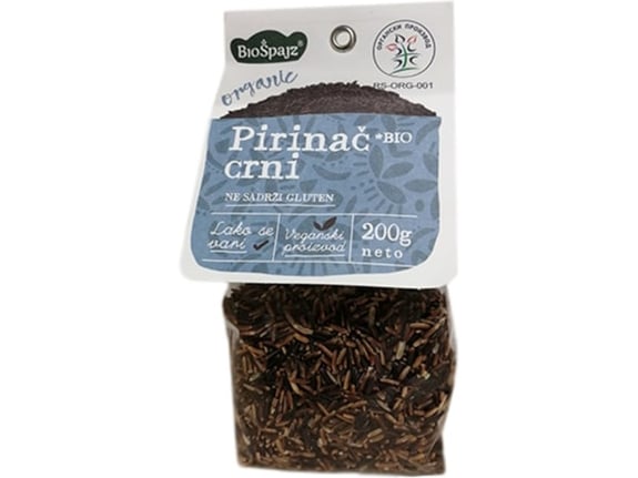 Bio Špajz Pirinač crni 200gr