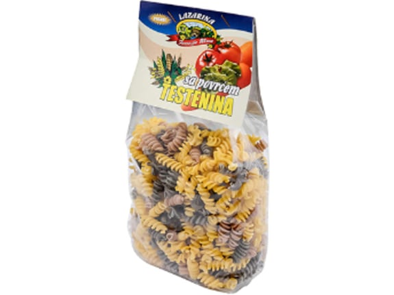 Lazarina Testenina povrće 300gr