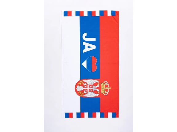Stefan Plažni peškir Srbija u srcu 70x140