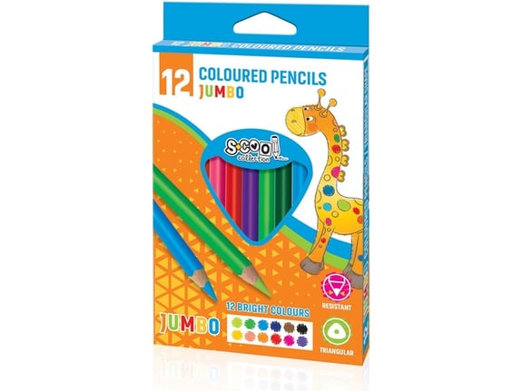 S-cool Drvene bojice Jumbo 1/12 SC181