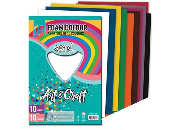 S-cool Eva pena set 10 Mix boja SC1488