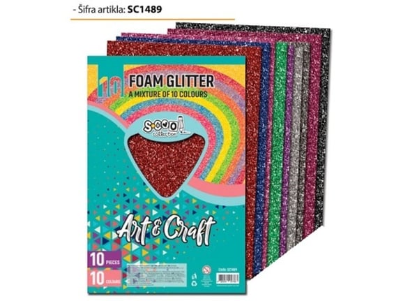 S-cool Eva pena mix 10 boja SC1489