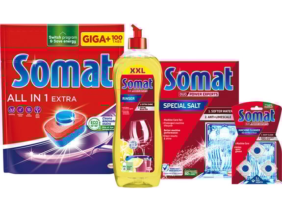 Somat Paket za mašinsko pranje sudova Lemon