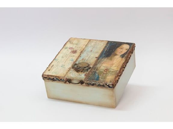 Tajne škrinje Kutija knjiga ručni rad unikat