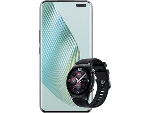 Honor Mobilni telefon Magic5 Pro 5G 12/512GB + Pametni sat Honor Watch GS 3