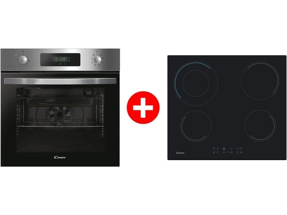 Candy Ugradna rerna FIDC X625 L + Candy Ugradna staklokeramička ploča 60cm CH 64 DVT