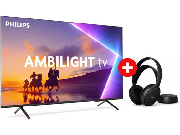 Philips Televizor 75PUS8510/12 QLED + Philips Slušalice SHC5200M2/12