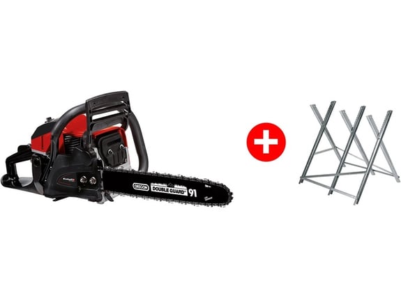 Einhell Benzinska lančana testera GC-PC 2040 I + Einhell Stalak za rezanje drva