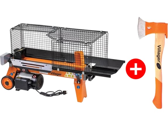 Villager Horizontalni cepač drva HLS 44 T + Villager Tesarska sekira 022042