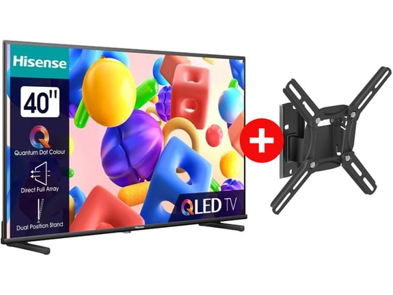 Hisense Televizor 40A5KQ + Barkan Zidni nosač 2200.B - OŠTEĆEN PROIZVOD