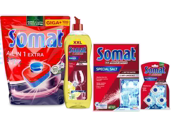 Somat Paket za mašinsko pranje posuđa Limun