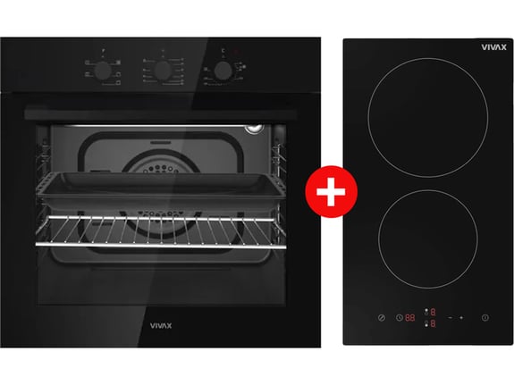 Vivax Home Ugradna rerna BO-606FTM G i Vivax Ugradna ploča BH-02MVC