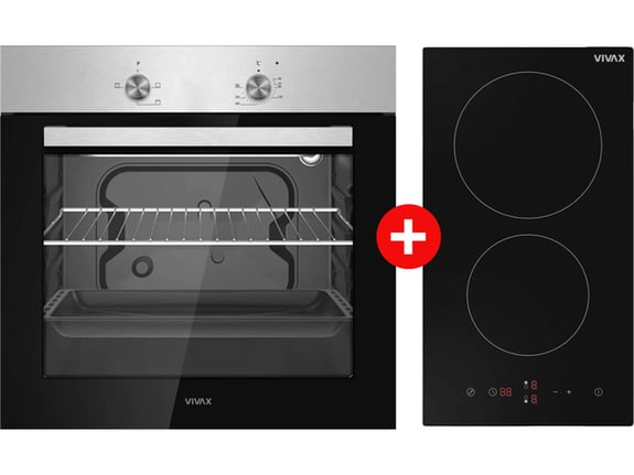 Vivax Home Ugradna rerna BO-624MS X i Vivax Ugradna ploča BH-02MVC