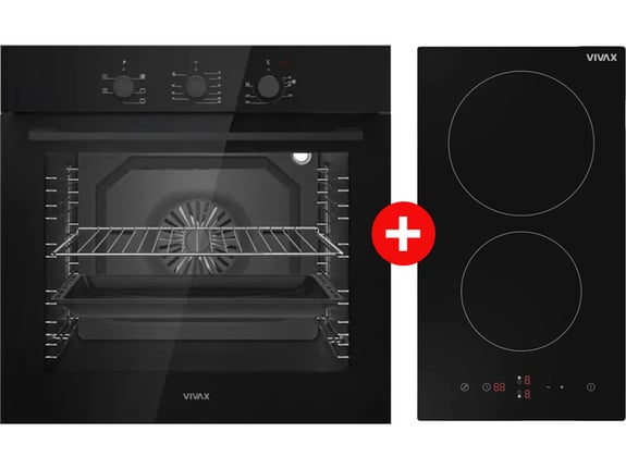 Vivax Home Ugradna rerna BO-806BFTM G i Vivax Ugradna ploča BH-02MVC