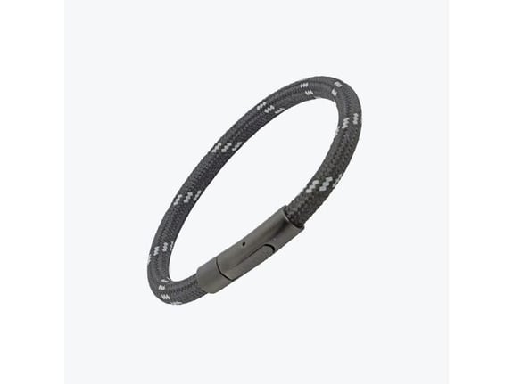 Energetix Sportska unisex narukvica sa crnim zatvaračem od nerđajućeg čelika i magnetom