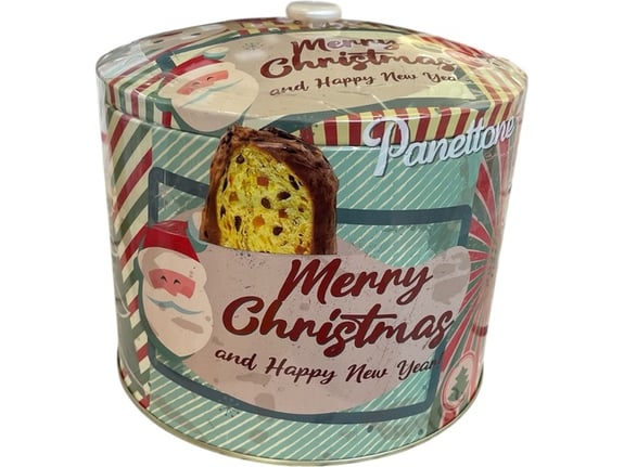 Granducale Biskvit limenka Panettone 750gr Merry Christmas