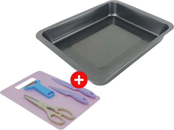 Linea Pekač 38x30.5x5.8cm LPEK-1600 + Texell Set kuhinjskih pomagala 5/1 TKP-S402