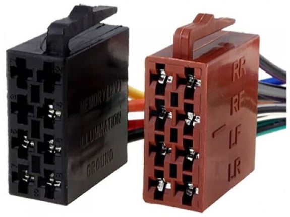 888 Car Accessories Euro džek Iso konektor