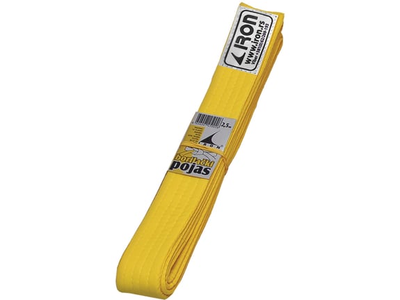 Žuti pojas 240cm Iron Sport - pojas žuti za borilačke sportove