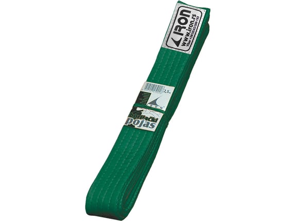 Zeleni pojas 240cm Iron Sport - pojas zeleni za borilačke sportove