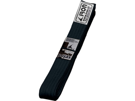 Crni pojas 240cm Iron Sport - pojas crni za borilačke sportove
